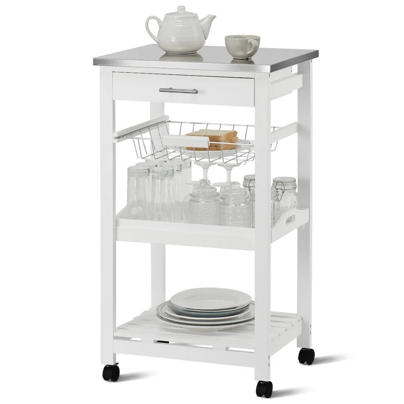 Kitchen Trolley: 18.5'' Kitchen Cart