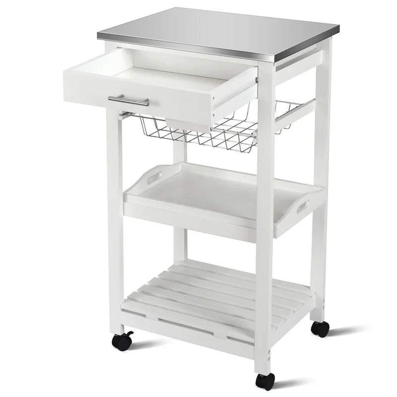 Kitchen Trolley: 18.5'' Kitchen Cart