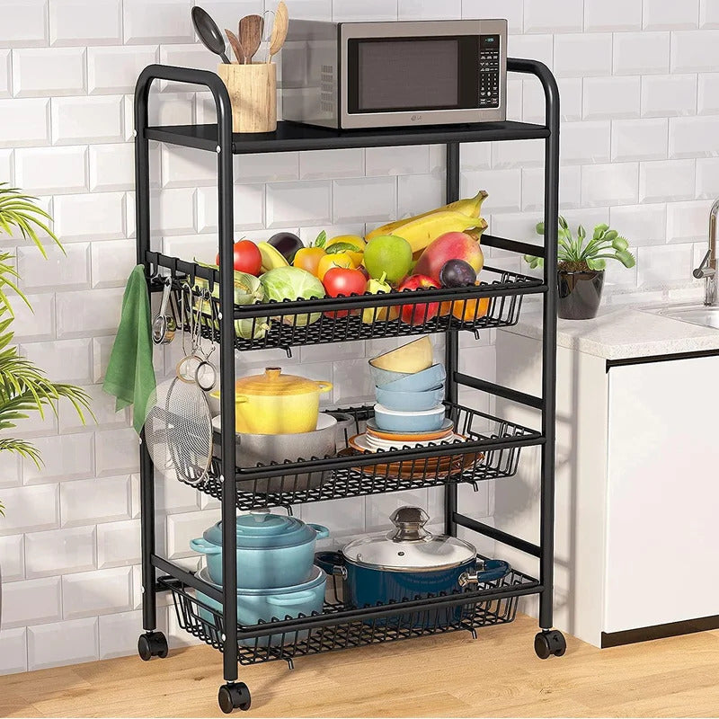 Kitchen Trolley: 23.62'' Standard Kitchen Cart