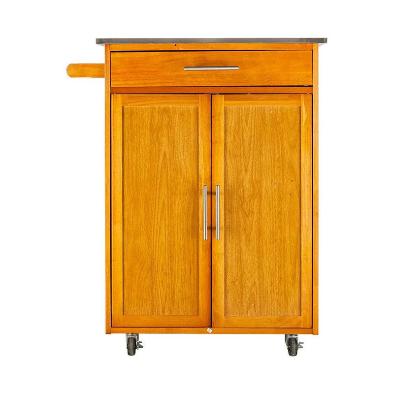 Kitchen Trolley: 28.74'' Kitchen Cart with Locking Wheels