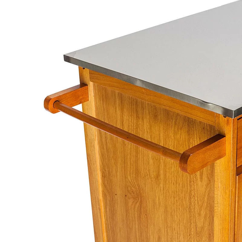 Kitchen Trolley: 28.74'' Kitchen Cart with Locking Wheels