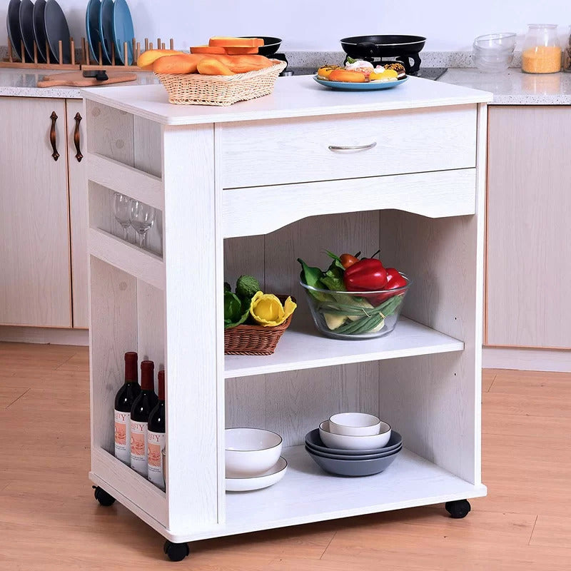 Kitchen Trolley: 29.75'' Kitchen Cart