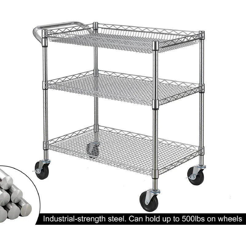 Kitchen Trolley: 30'' Standard Kitchen Cart
