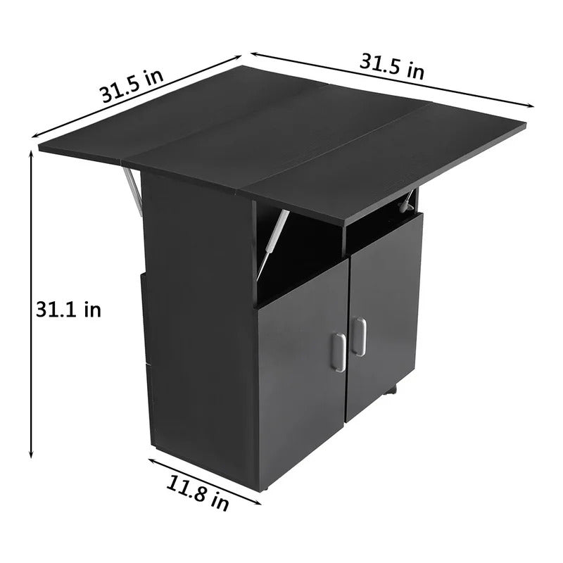 Kitchen Trolley: 31.5'' Kitchen Cart