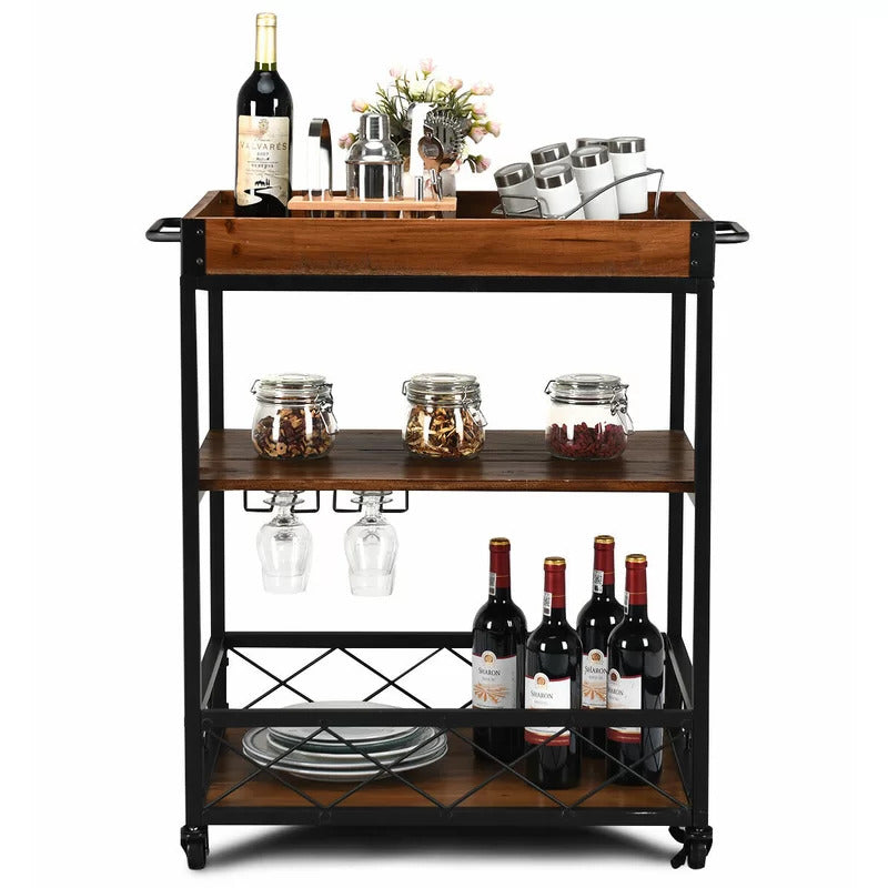 Kitchen Trolley: 31'' Kitchen Cart