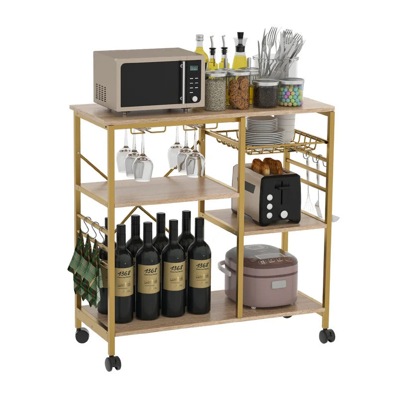 Kitchen Trolley: 35.43'' Standard Kitchen Cart