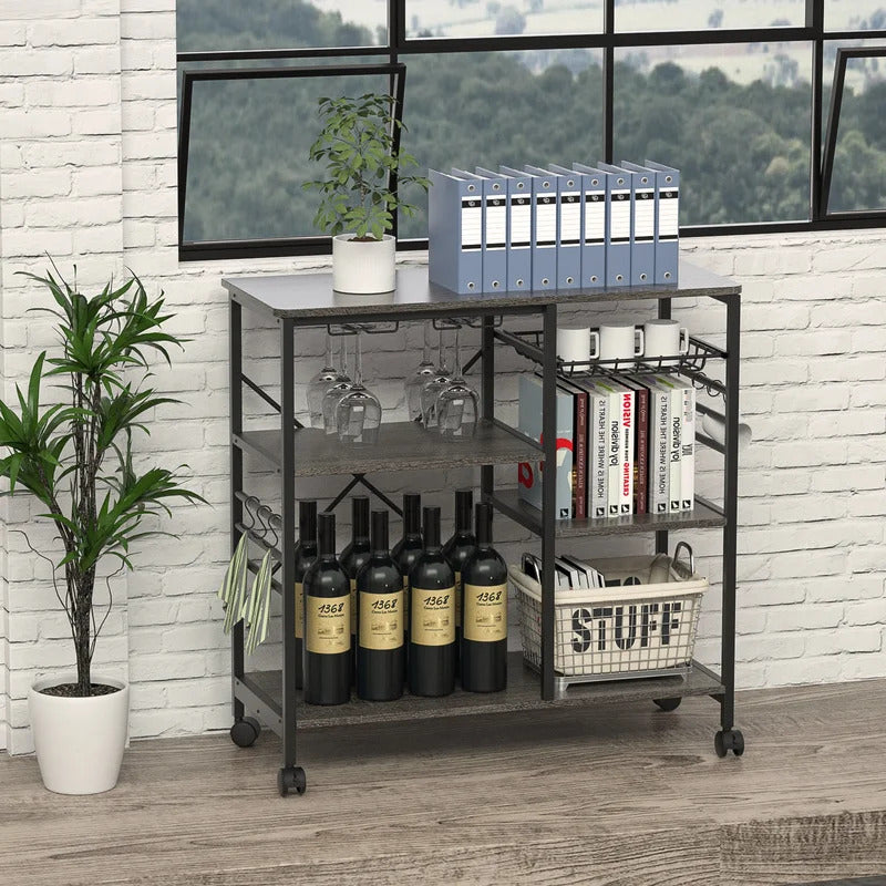 Kitchen Trolley: 35.43'' Standard Kitchen Cart