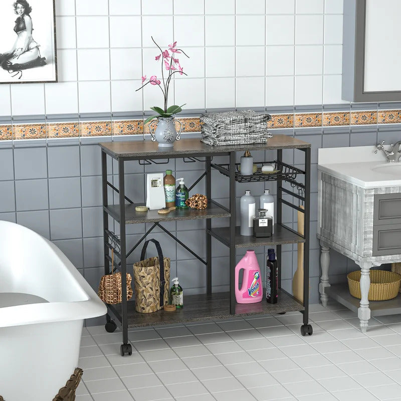 Kitchen Trolley: 35.43'' Standard Kitchen Cart