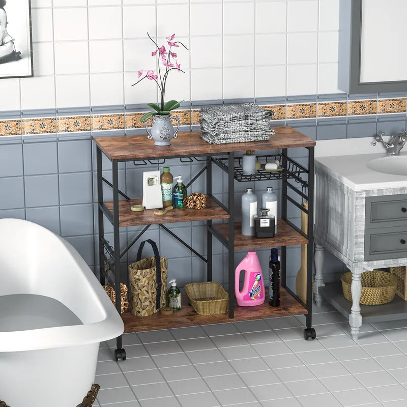 Kitchen Trolley: 35.43'' Standard Kitchen Cart