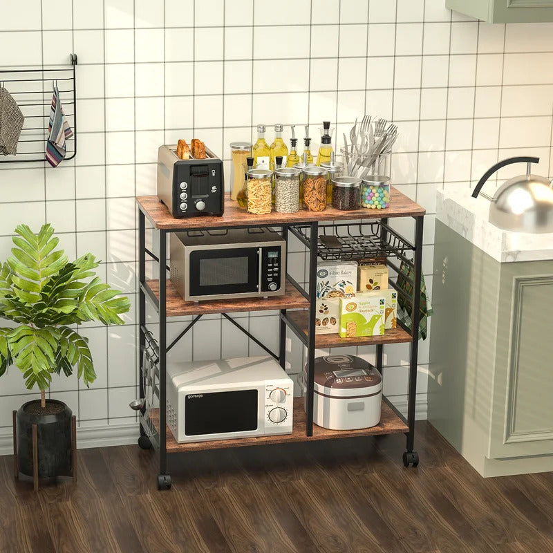 Kitchen Trolley: 35.43'' Standard Kitchen Cart