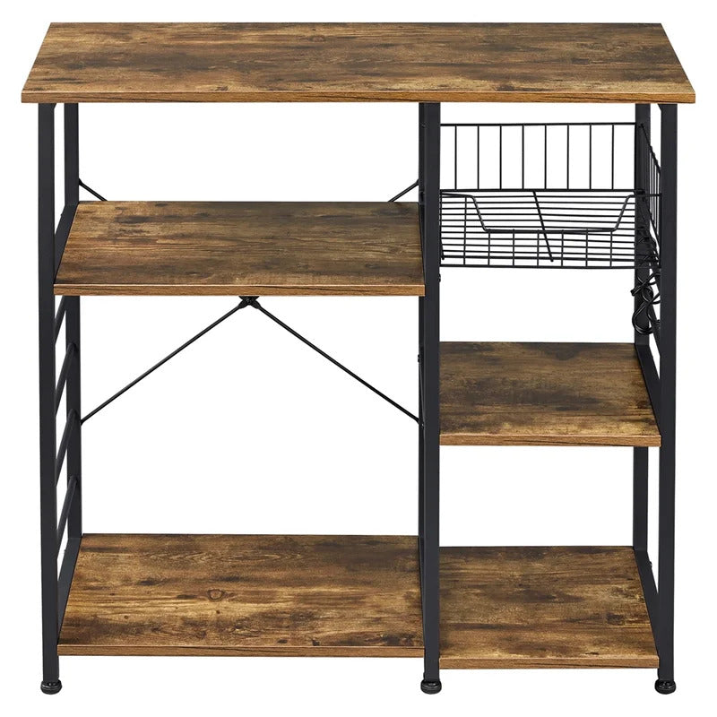 Kitchen Trolley: 35.4'' Stainless Steel Kitchen