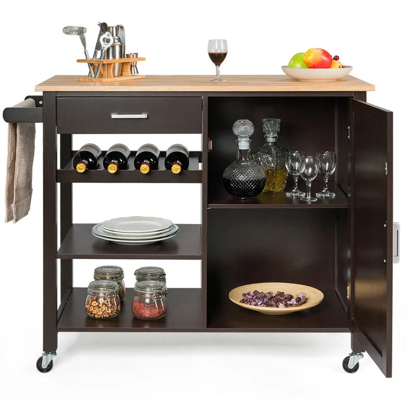 Kitchen Trolley: 39.5'' kitchen Trolley