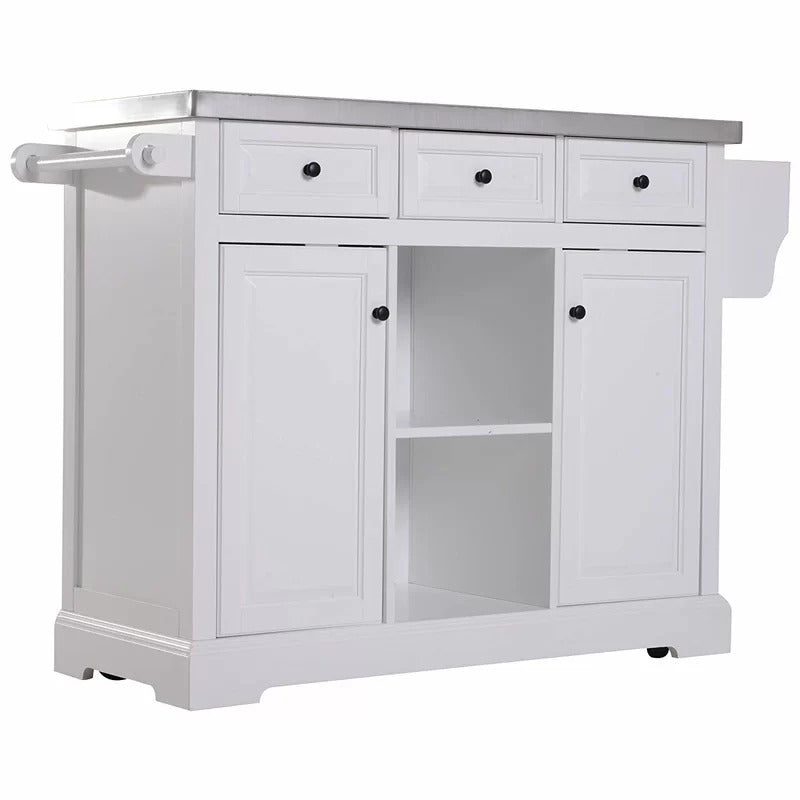 Kitchen Trolley: 50.75'' Kitchen Cart