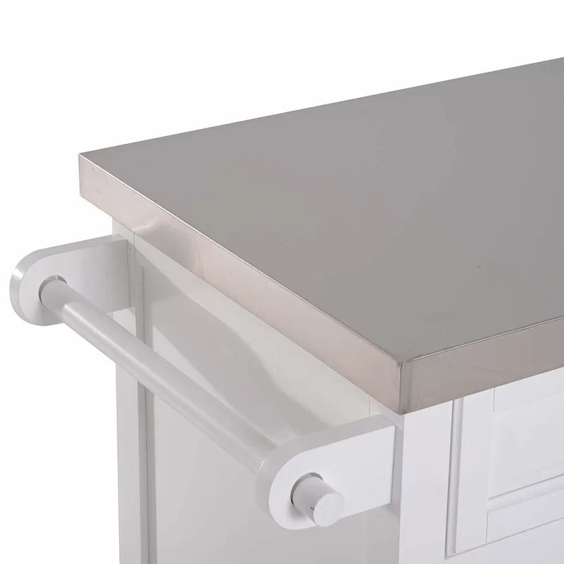 Kitchen Trolley: 50.75'' Kitchen Cart
