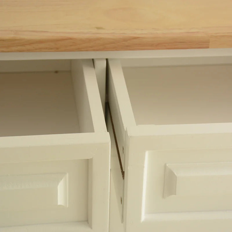 Kitchen Trolley: 54'' Kitchen Island with Locking Wheels