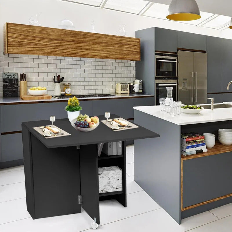 Kitchen Trolley: 55.1'' with Locking Wheels