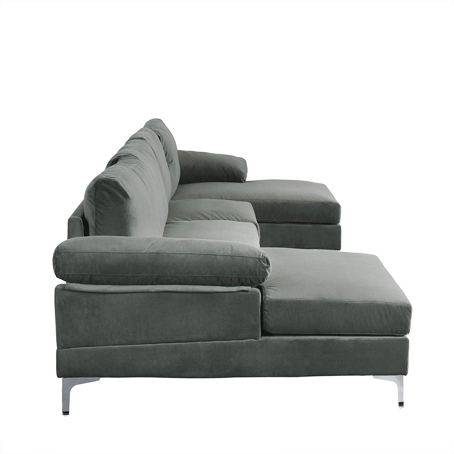 3 Seater Sofa : L-Shape Couch with Extra Wide