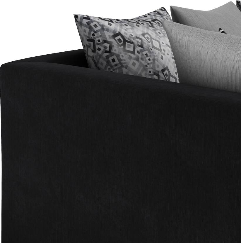 L Shape Sofa Set:- Home style Fabric Sofa Set (Grey)