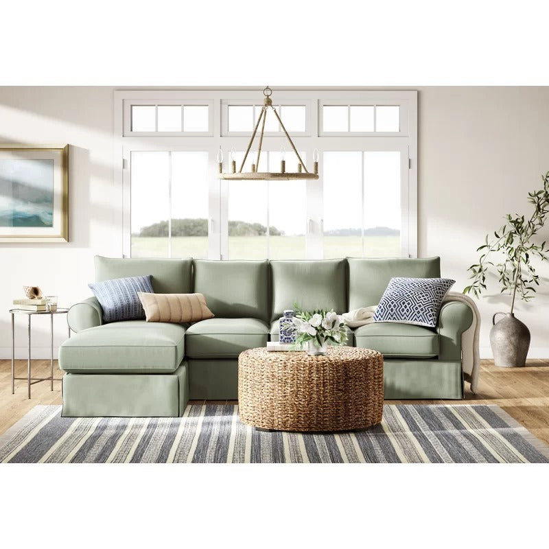 L Shape Sofa Set:- Munix Leatherette Sofa Set with Chaise