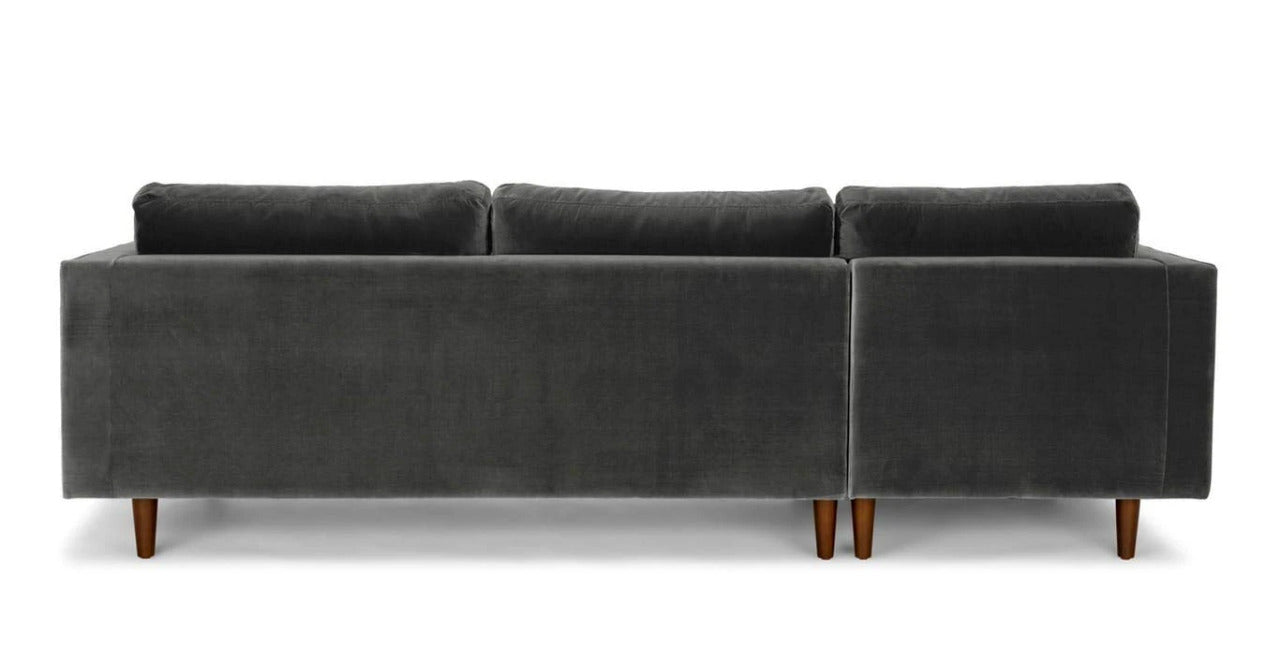 L Shape Sofa Set:- Munix Sectional Fabric Sofa Set