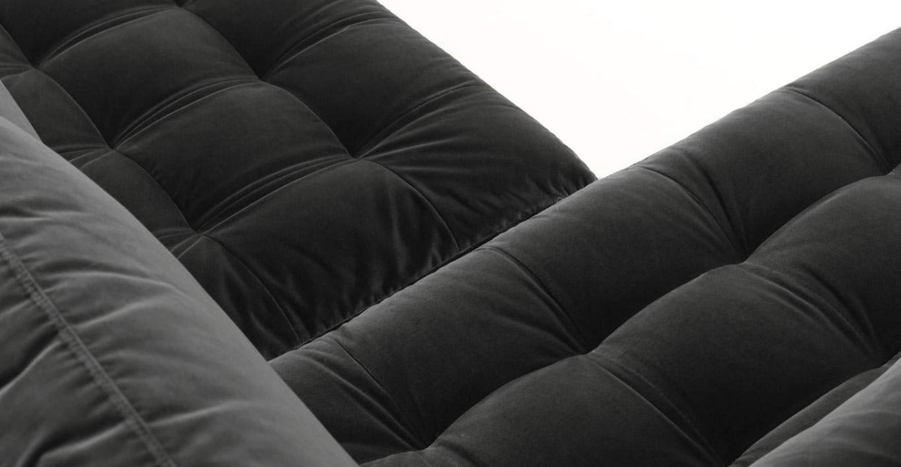 L Shape Sofa Set:- Munix Sectional Fabric Sofa Set