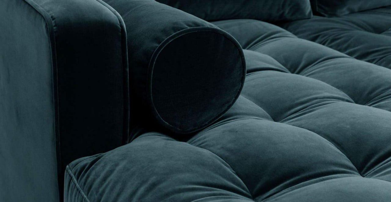 L Shape Sofa Set:- Munix Sectional Fabric Sofa Set