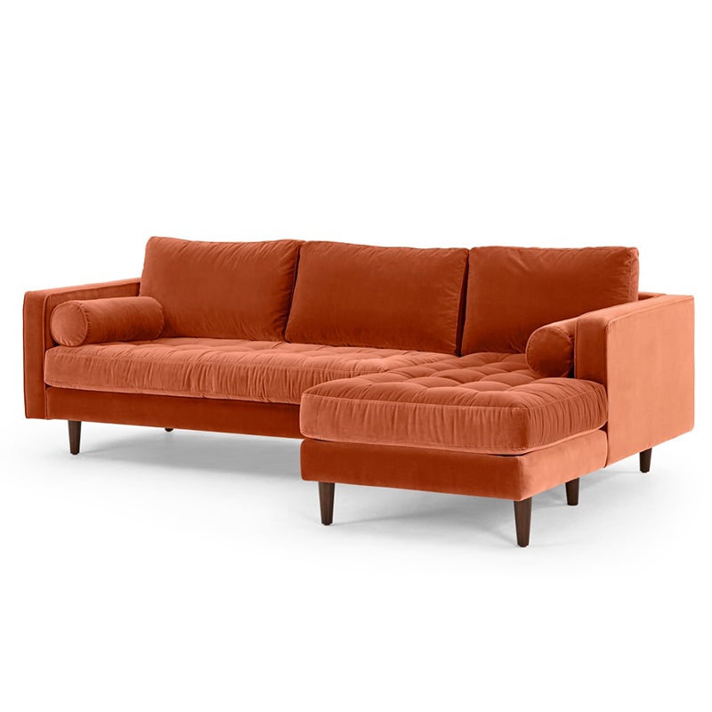 L Shape Sofa Set:- Munix Sectional Fabric Sofa Set