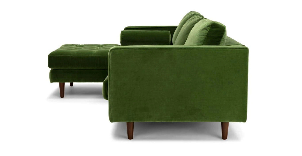 L Shape Sofa Set:- Munix Sectional Fabric Sofa Set