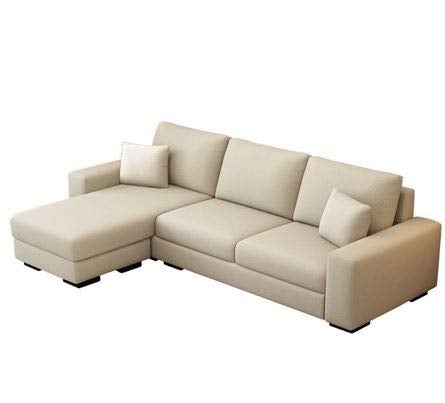 L Shape Sofa Set:- Philly Modern Fabric Sofa Set (Navy Blue)