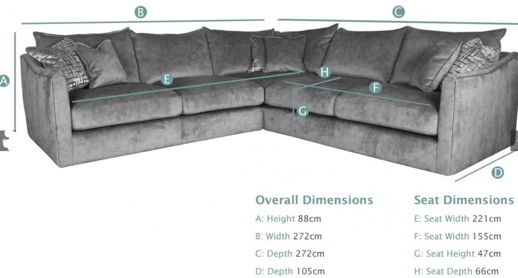 L Shape Sofa Set Small Corner Leatherette Sofa Set (Graphite)