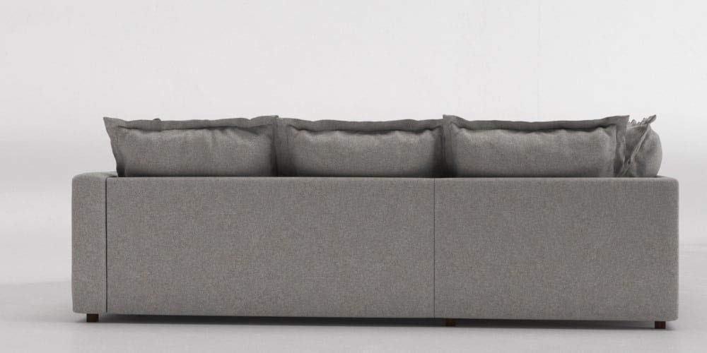 L Shape Sofa Set:- Ultra Corner Fabric Sofa Set, (Gray)