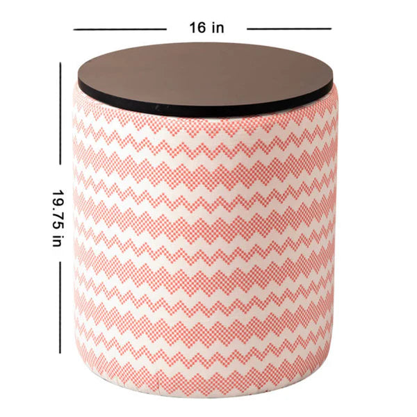 Storage Ottomans: Cotton Storage Ottoman