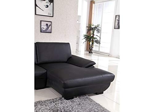 Lillyput Interio Prefixs Black Leatherette Couch Lounge Set