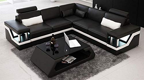 L Shape Sofa Set:- Fully Customizable Leatherette Sofa Set, Standard Size