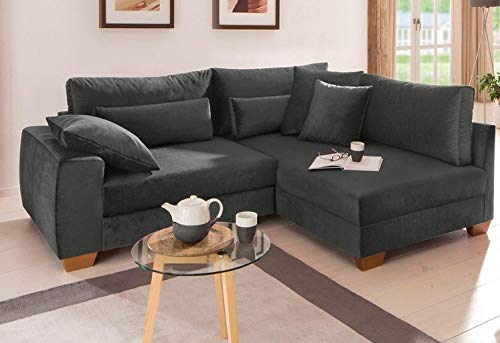 L Shape Sofa Set:- Florence Lounger Fabric Sofa Set