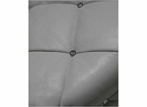 4 Seater Sofa Set:- Rinny Lounge Leatherette Sofa Set (Grey)