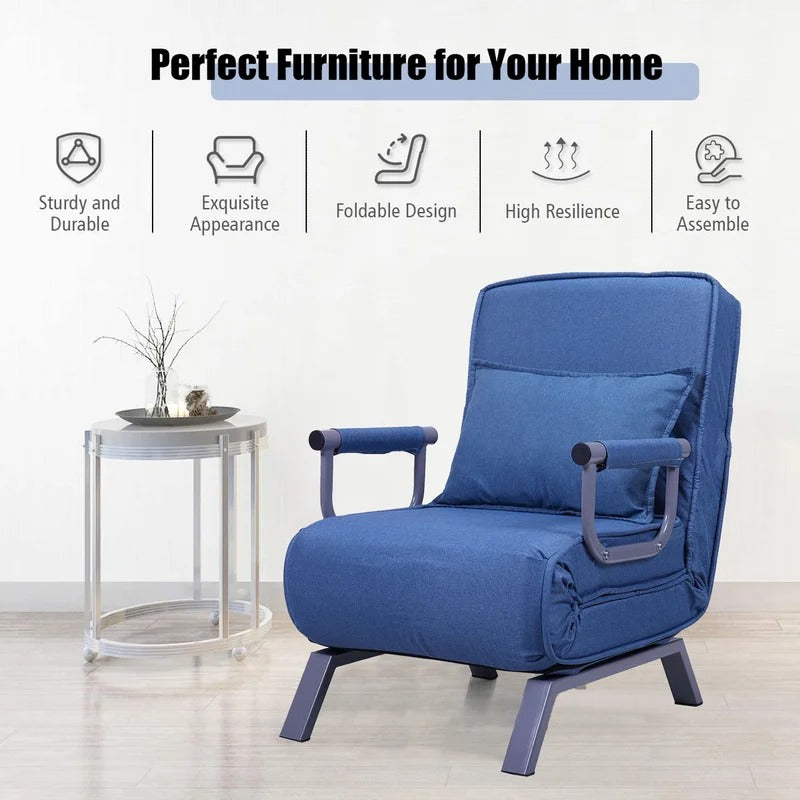 Lounge Chair: Demon Chaise Lounge Sofas Folding Arm Chair Convertible Sleeper Chair