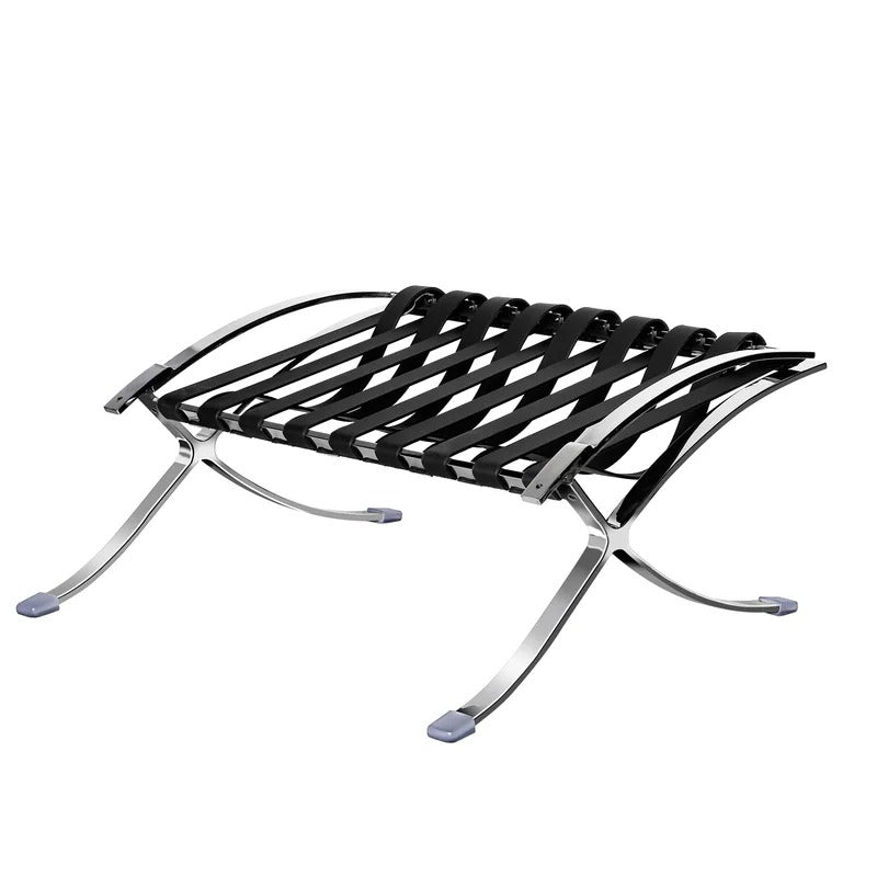 Lounge Chair: Inferno Genuine Leather Reclining Chaise Lounge
