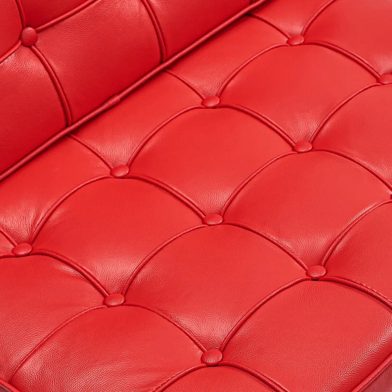 Lounge Chair: Inferno Genuine Leather Reclining Chaise Lounge