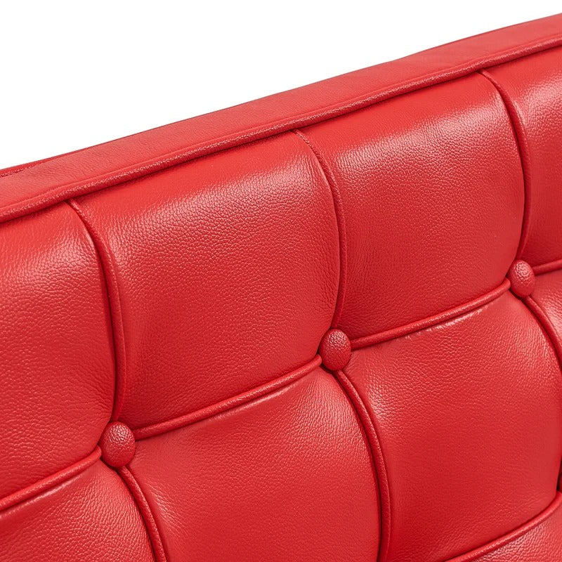 Lounge Chair: Inferno Genuine Leather Reclining Chaise Lounge