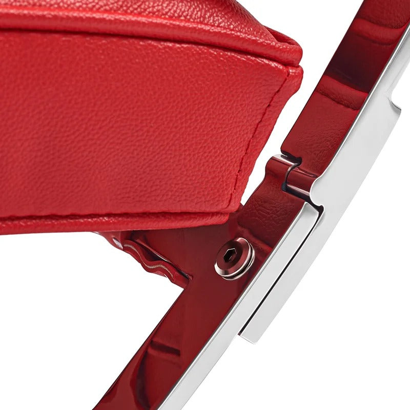 Lounge Chair: Inferno Genuine Leather Reclining Chaise Lounge