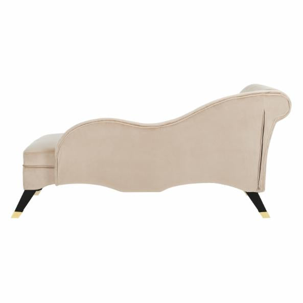 Lounge Chair: Kunim Velvet Chaise with Pillow