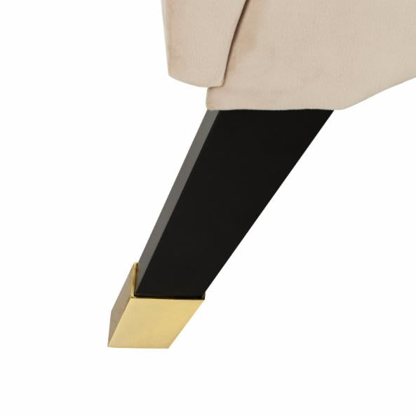 Lounge Chair: Kunim Velvet Chaise with Pillow