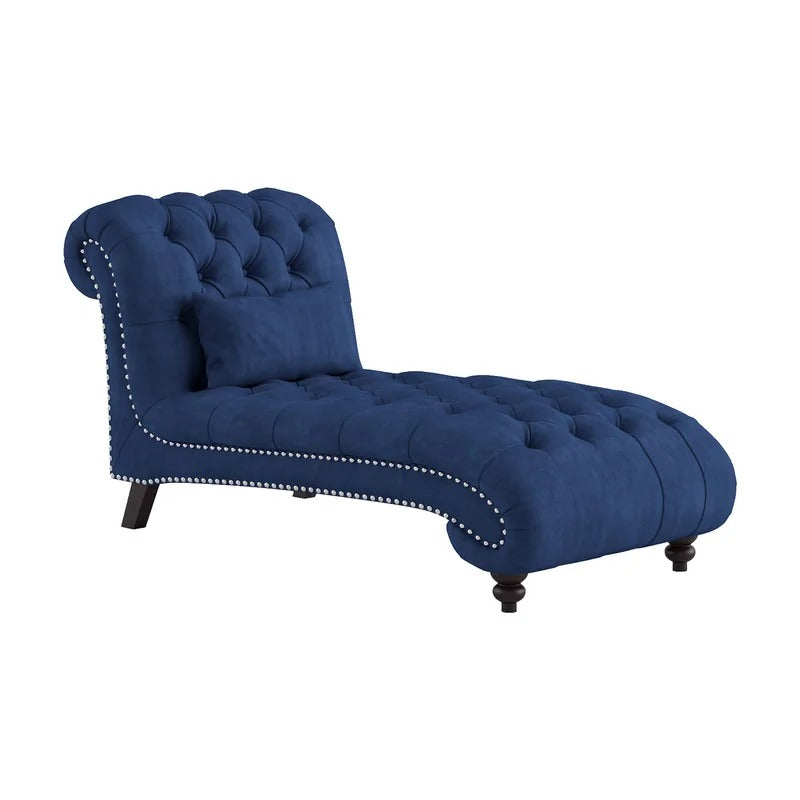 Lounge Chair: Leftoh Tufted Armless Chaise Lounge