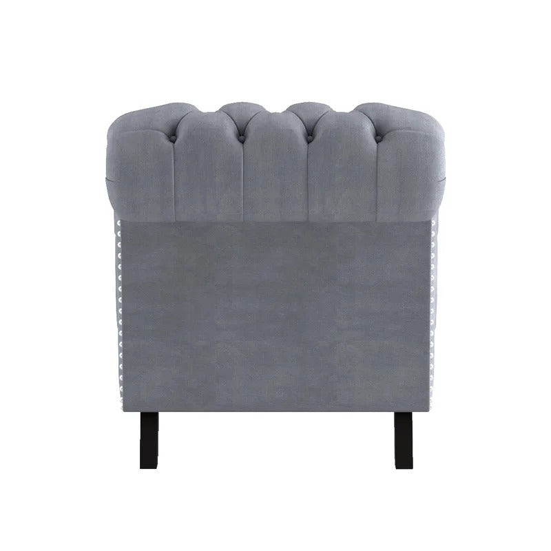 Lounge Chair: Leftoh Tufted Armless Chaise Lounge