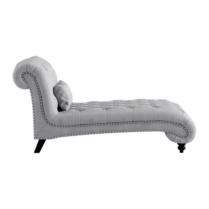 Lounge Chair: Leftoh Tufted Armless Chaise Lounge
