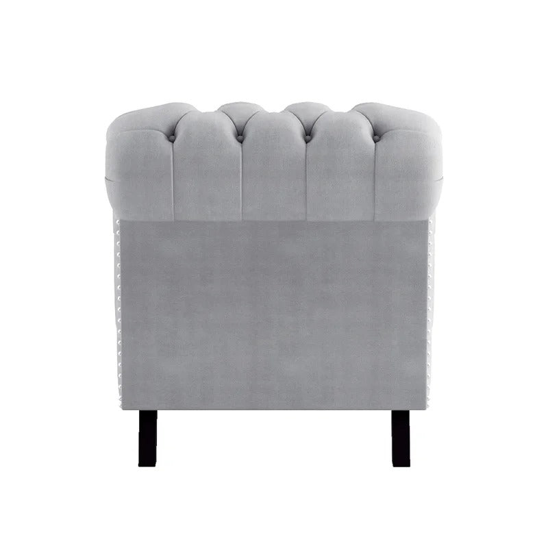 Lounge Chair: Leftoh Tufted Armless Chaise Lounge