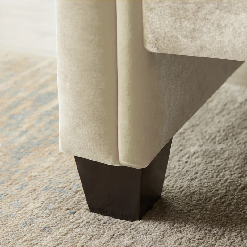 Lounge Chair: Mabel Rolled Arms Chaise Lounge