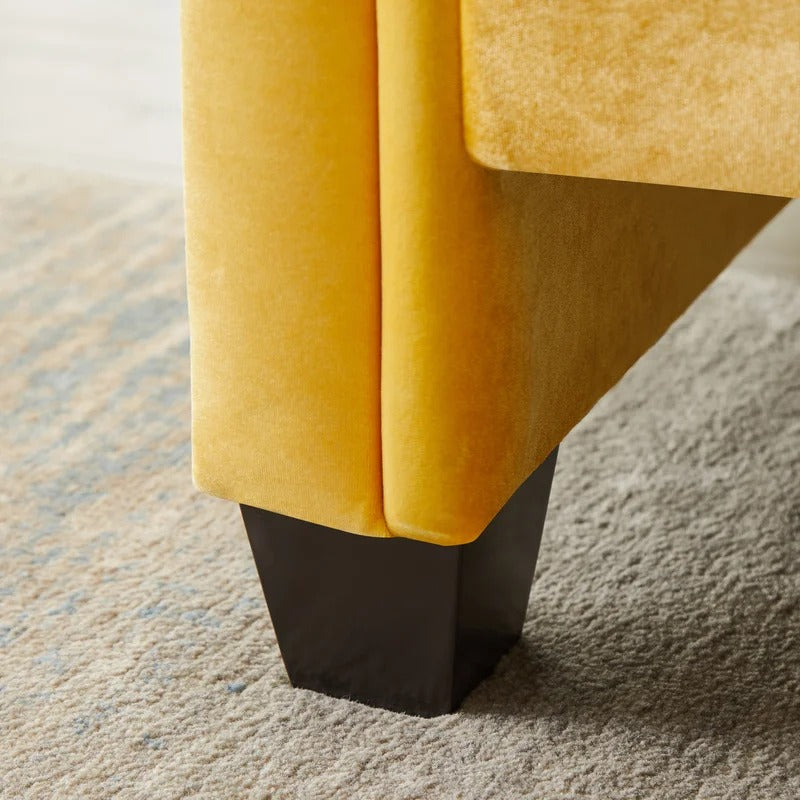 Lounge Chair: Mabel Rolled Arms Chaise Lounge