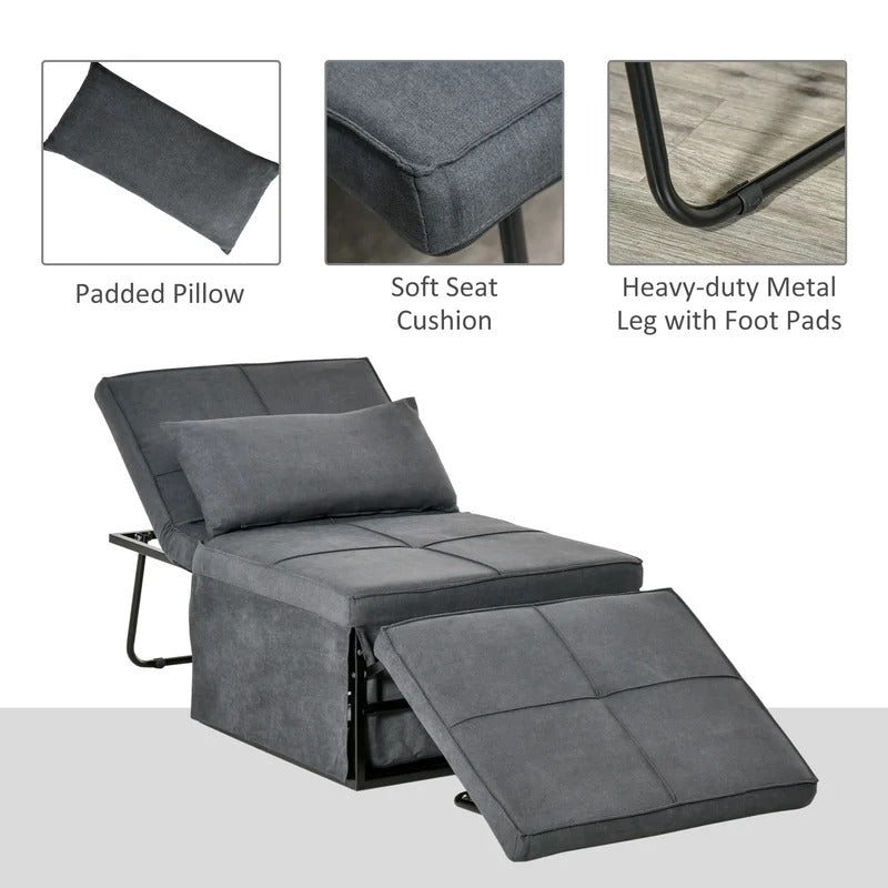 Lounge Chair: Uremin 4 In 1 Multi Function Folding Chaise Lounge